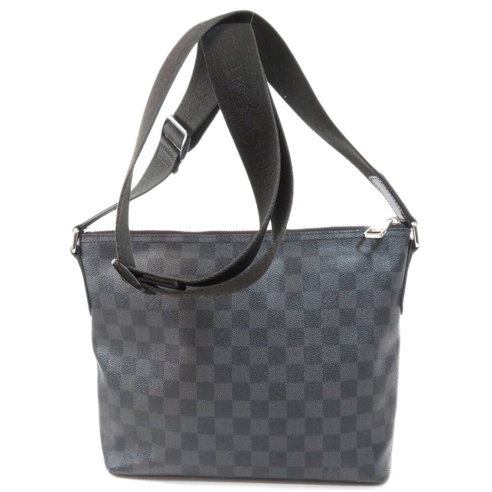 Louis Vuitton Graphite Black Damier Bag Canvas Shoulder Mick